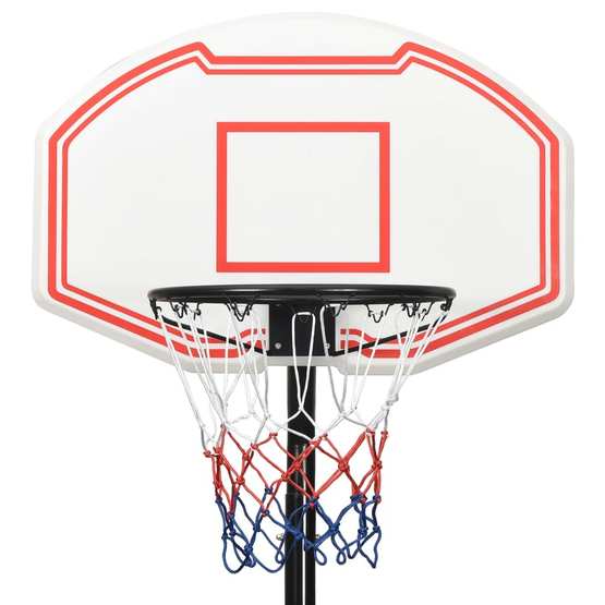 Basketkorg Med Stativ Vit 237-307 Cm Polyeten