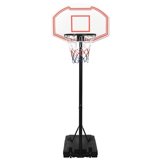 Basketkorg Med Stativ Vit 237-307 Cm Polyeten