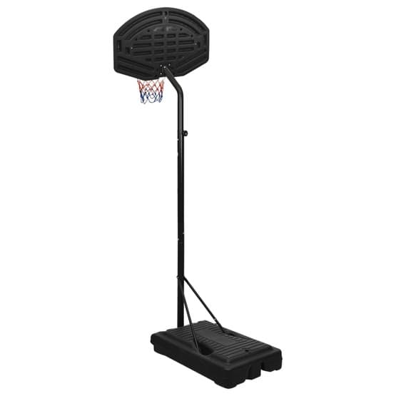 Basketkorg Med Stativ Svart 237-307 Cm Polyeten