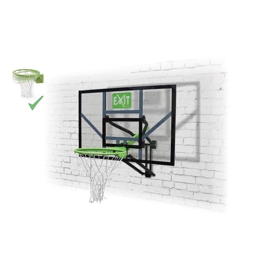 Exit Galaxy Basketkorg Väggmonterad Med Dunkring - Grön/Svart
