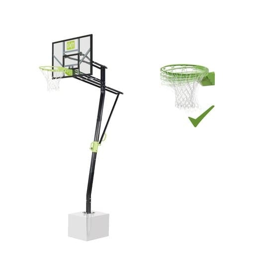 Exit Basketkorg Installera I Marken Galaxy Med Dunkring - Grön/Svart