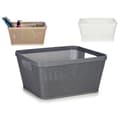Miniatyrbilde 2 av 2: Multifunksjonell kurv Kipit 4720 Hvit Beige Grå Plast 5 L 29,5 x 13 x 23 cm (18 enheter)