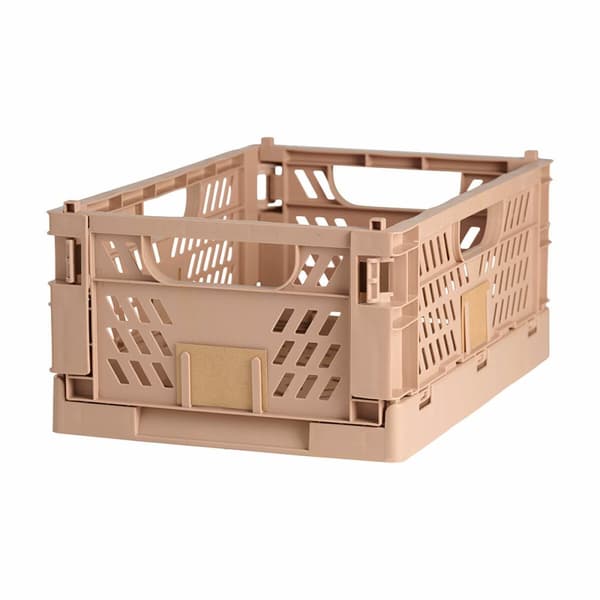 Förvaringslåda Hopfällbar Sand 27,6 L 50 x 33 x 25 cm