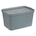 Miniatyrbillede 2 af 3: Opbevaringsboks med låg Kipit TP596-2 Grå Plastik 24 L 29,3 x 24,5 x 45 cm (6 enheder)