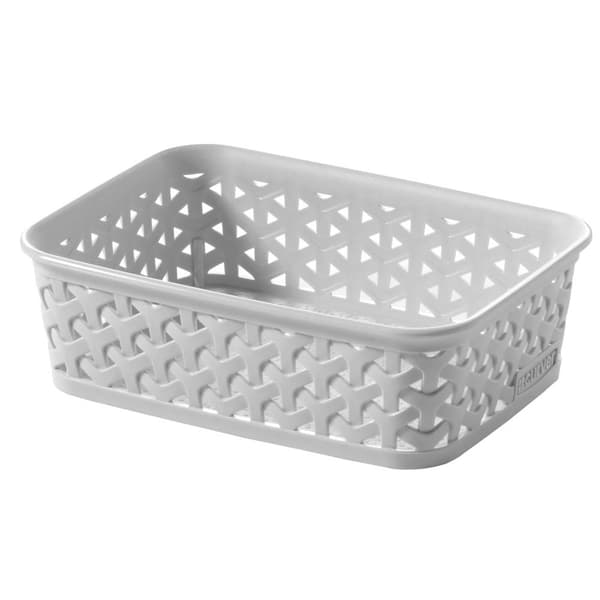 Curver My Style Natural Fibre Effect Tray Grey A6