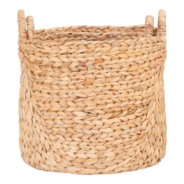 Set med 2 vattenhyacintkorgar, runda House Nordic Passo