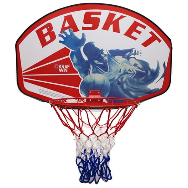 Krafwin Basket Ryggbräda Röd,Vit,Blå