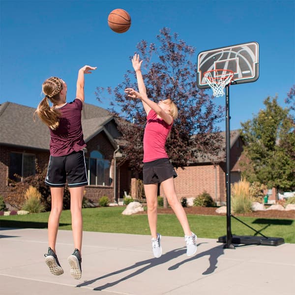 Lifetime Uv 100 229-305 Cm Resistent Basketboll Korg Justerbar Höjd 229-305 Cm Vit,Orange,Svart 305 cm