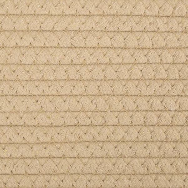 vidaXL opbevaringskurve 2 stk. Ø28x28 cm bomuld beige og hvid