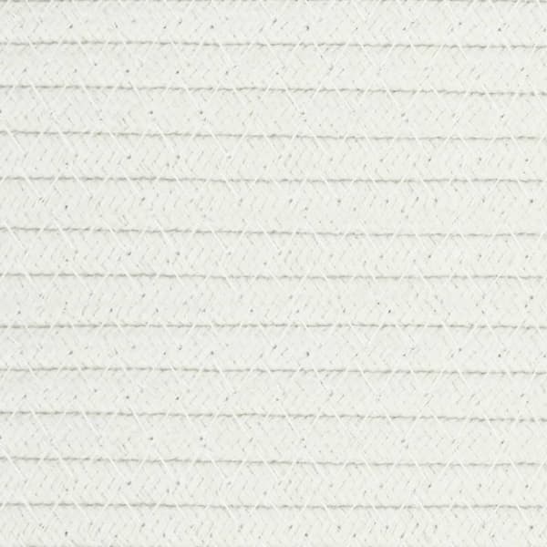 vidaXL Förvaringskorg beige och vit Ø40x35 cm bomull