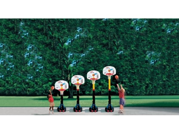 Little Tikes Easy Store Basketball Set, Kannettava, Viuhkanmallinen