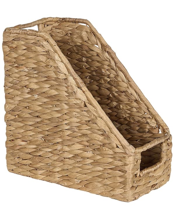 Lehtikotelo luonnonväri 4 kpl vesihyasintti käsintehty työhuoneen dokumenteille boho