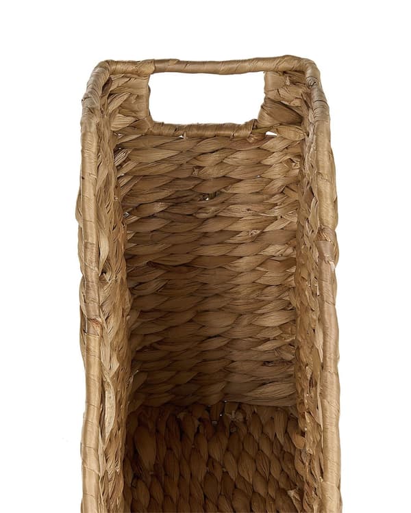 Sett med 4 arkivkurver Lys vannhyacint Metallramme Håndlaget Dokumentholdere Hjemmetilbehør Liten Oppbevaring Boho Rustikk Stil Stue Soverom