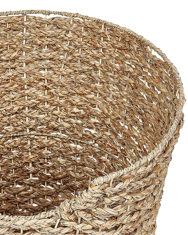 Flettet Rocket Basket Natural Seagrass Woven Toy Hamper Tilbehør til barnerommet