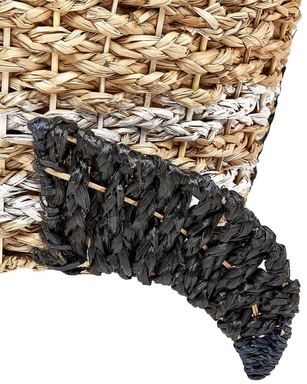 Flettet Rocket Basket Natural Seagrass Woven Toy Hamper Tilbehør til barnerommet