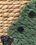 Miniatyrbild 5 av 5: Korg Krokodil Naturlig Grön Vattenhyacint Vävd Leksakskorg Tillbehör för Barnrum