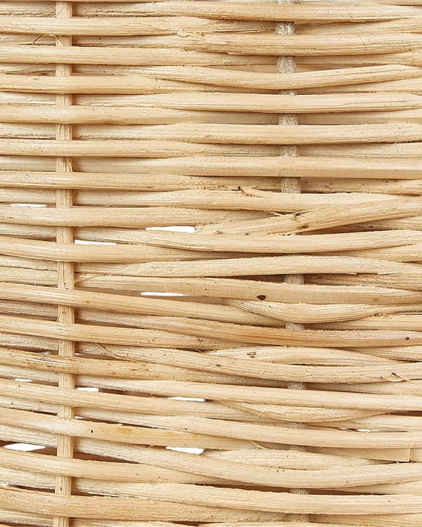 Flettet legetøjskurv lys rattan legetøjsopbevaring til børneværelset