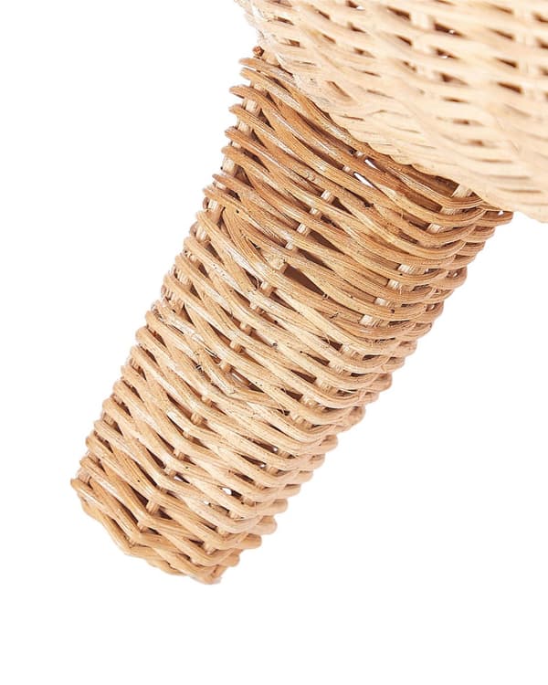 Kurv naturfarvet 33 x 35 cm rattan girafformet børn håndlavet boho moderne