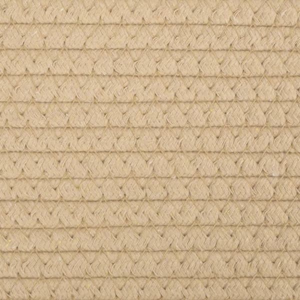 opbevaringskurve 2 stk. Ø28x28 cm bomuld beige og hvid