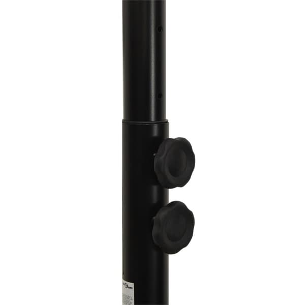 Koripalloteline valkoinen 216-250 cm polyeteeni