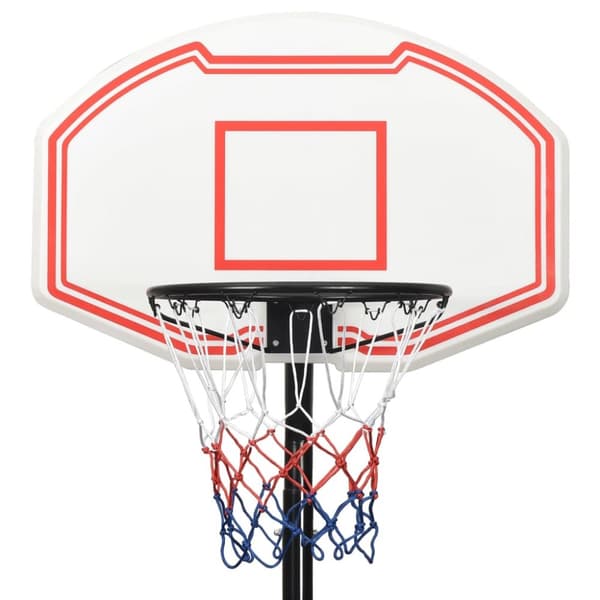 basketballstativ 237-307 cm polyethylen hvid