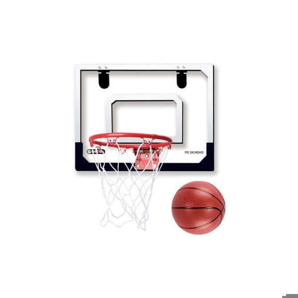 Mini basketkorg inomhus - Röd - För barn - Dörrhängare ingår