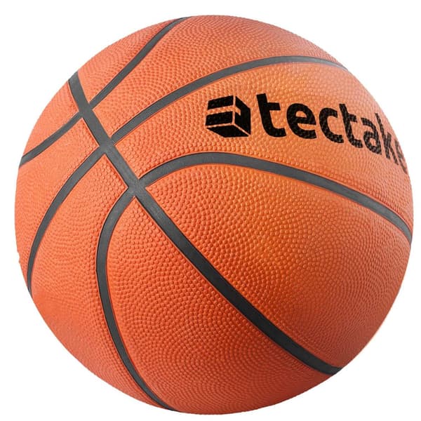 Basketballkurv Dirk, kurvhøjde 230 - 305 cm, med bold & pumpe - sort