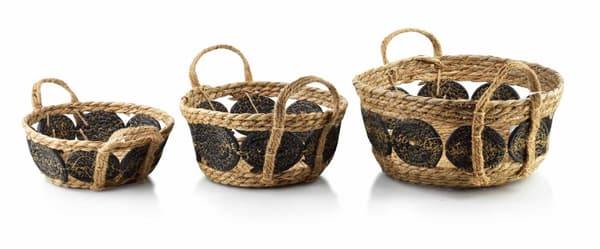 BALI sæt med 3 KURVE 30XH:15CM/27XH:13CM/21XH:9CM