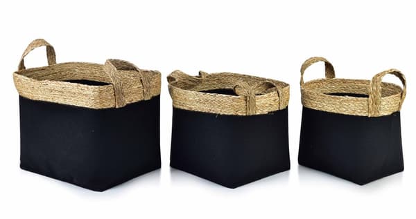 3 KORIN BALI-SETTI L31x44xk33cm, M40x29xk30cm, L38x25xk28cm