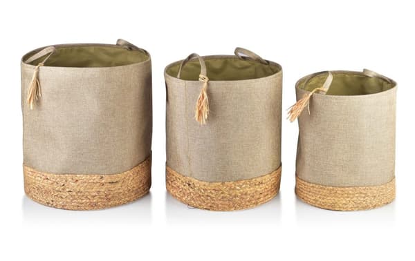 AMPARO SET MED 3 KORGAR L42xh46cm, M39xh42cm, B34xh38cm