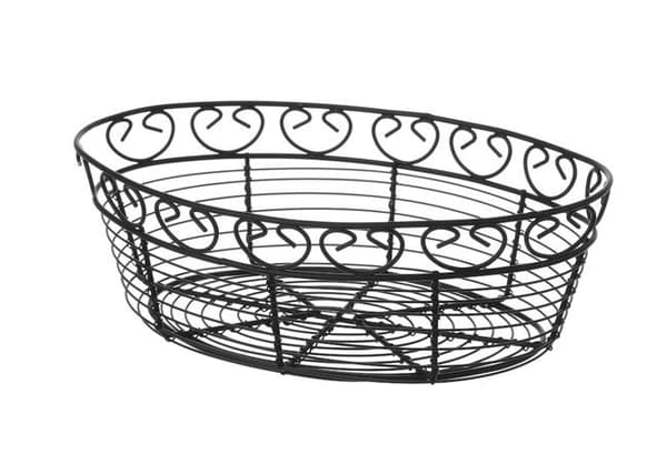 Dekorationskurv, oval, 255x160 mm Basisvariant