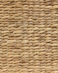 Pikkukuva 8 / 8: Kori luonnonväri 50 x 30 cm vesihyasintti suorakulmainen käsintehty 2-osainen pyykkikori boho
