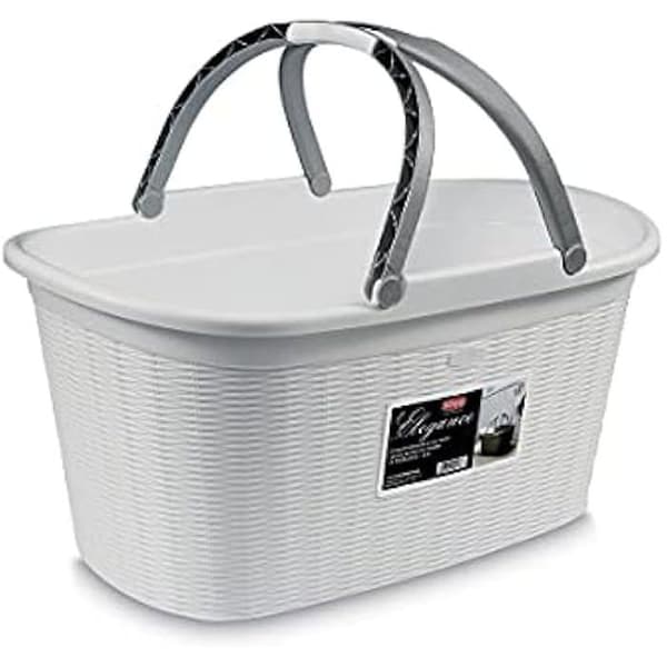 Korg - Stefanplast - Elegance 3863300 - Plast - Vit - Låda(r)