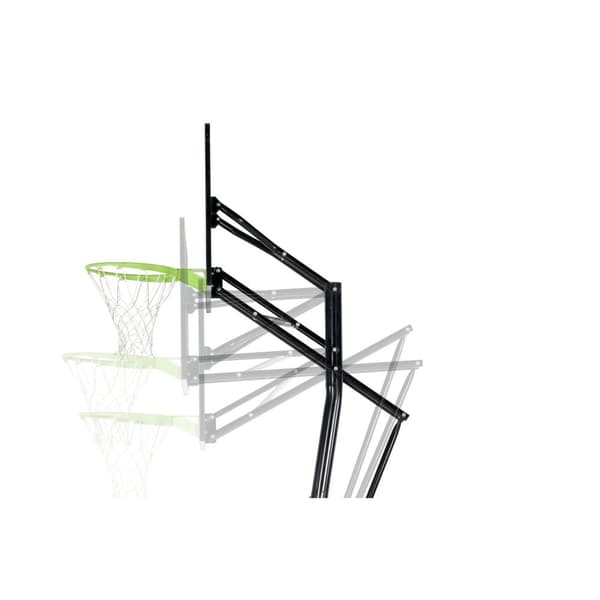 EXIT Galaxy markmonterad basketkorg med dunkring - grön/svart