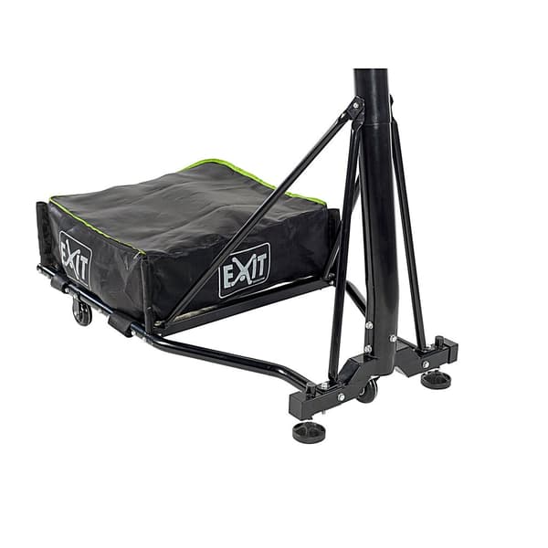 EXIT Galaxy bærbar basketballbagplade på hjul - black edition