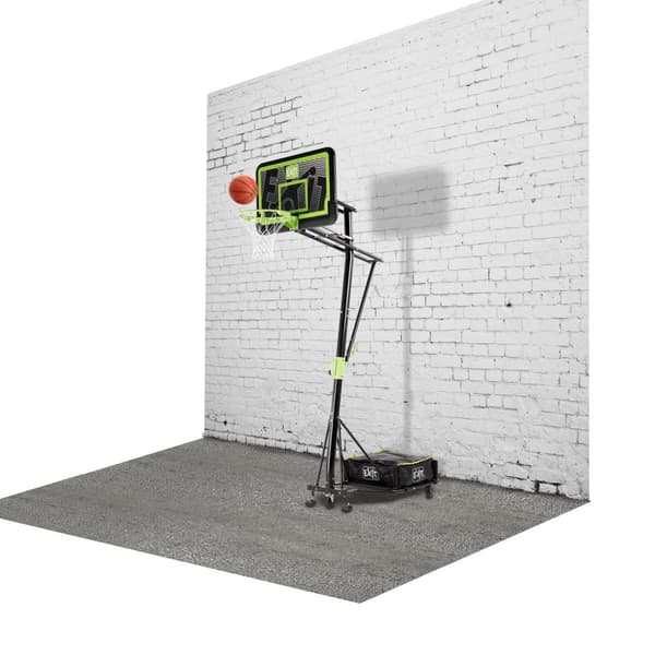 EXIT Galaxy bærbar basketballbagplade på hjul - black edition