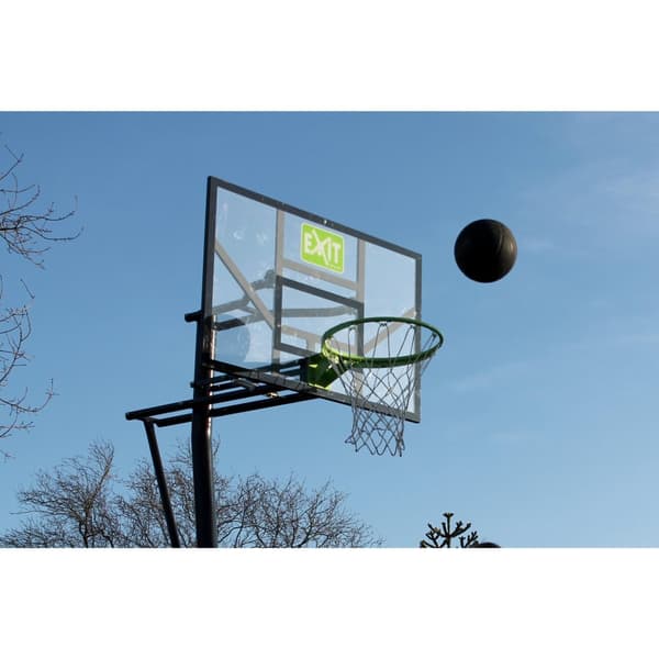 EXIT Galaxy bærbar basketballbagplade på hjul - grøn/sort