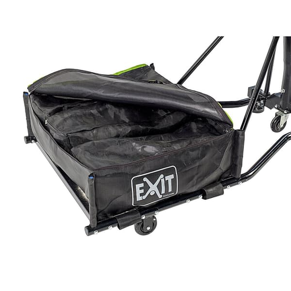 EXIT Galaxy portabel basketkorg på hjul med dunkring - black edition