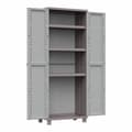 Miniatyrbilde 1 av 4: Kostskap Terry Jrattan 369 Grå 68 x 37,5 x 170 cm Plast 3 Hyller