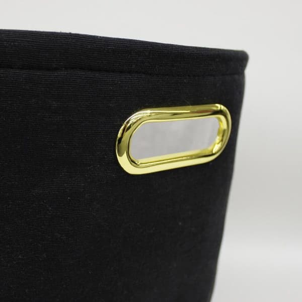 Korg - DOUCEUR D'INTERIEUR - Orbella svart tryck - 30 x ht 28 cm - Polycotton - Ej anpassningsbar
