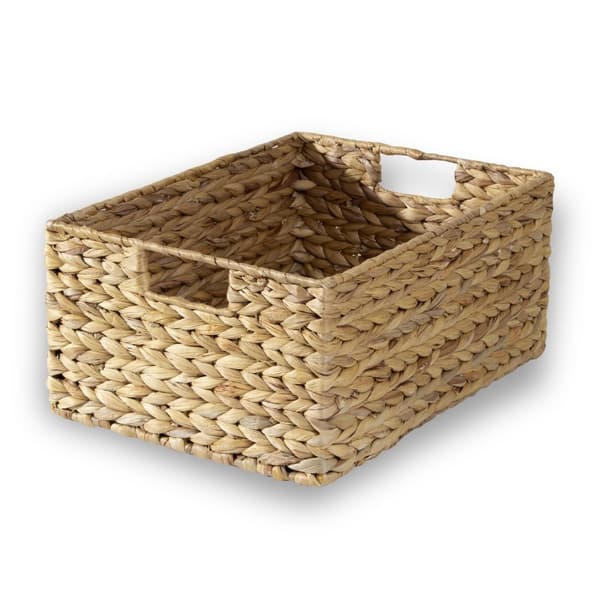 Vattenhyacintkorg med metallram - höjd 17 cm