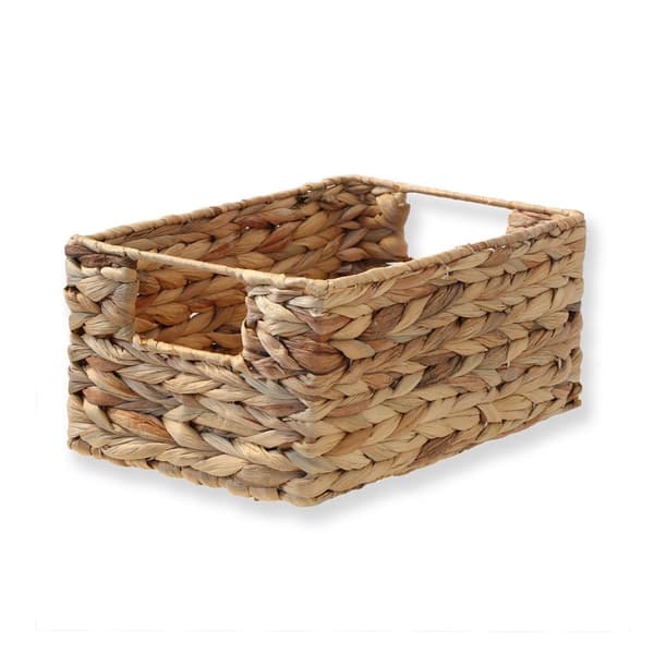 Vattenhyacintkorg med metallram - höjd 13 cm
