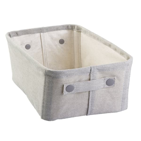 Rektangulär förvaringskorg 22x34cm vävt papper