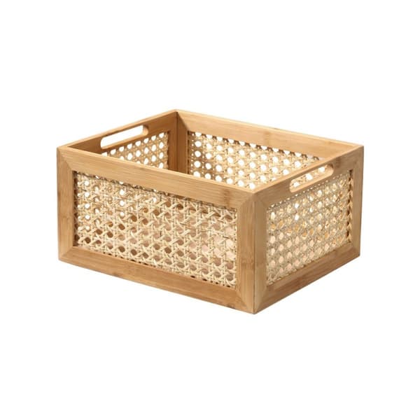 Medium Bambu och Rotting Box - H15 cm
