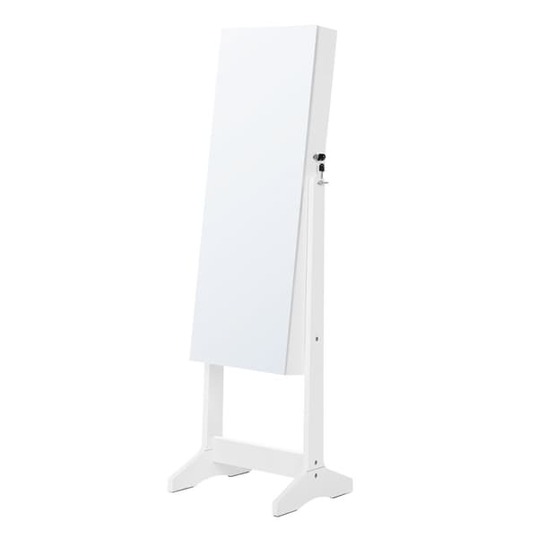 Smyckesskåp med stor spegeldörr - H152 cm