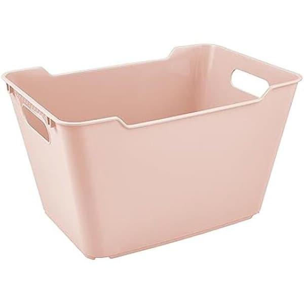 Förvaringslåda - KEEEPER - Lotta - 12 L - Nordic Pink - Texturerad yta