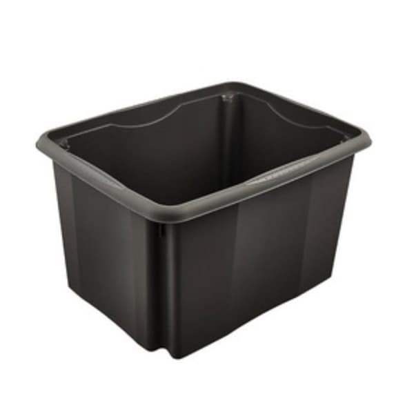 Förvaringslåda - KEEEPER - Eco Graphite-modell - 44,5 x 34,5 x 27 cm - Beständig plast - Stapelbar