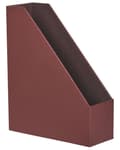 Miniatyrbild 4 av 9: Set med 4 Pärmhållare Röd konstläder MDF-ram Handgjorda Dokumenthållare Hemtillbehör Liten Förvaring Vardagsrum Kontor