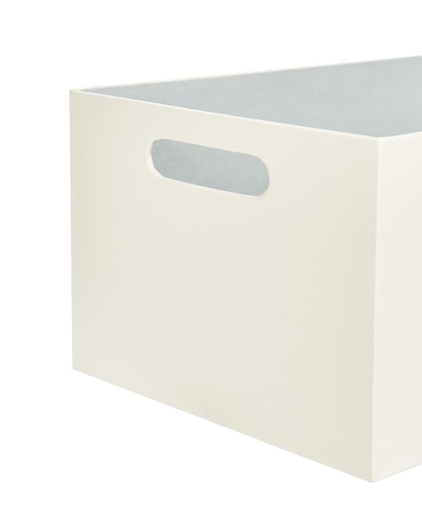 Sett med 3 oppbevaringskurver i beige Kunstskinn Håndlaget Håndtak Hylleboks Moderne design