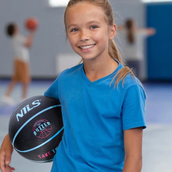 Basketboll - NILS - NPK251 - Storlek 5 - Gummi - Blandat